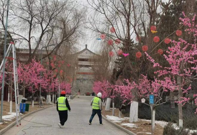 新春走基层期待！2024年榆林城区春节亮化工程全面启动(图2)