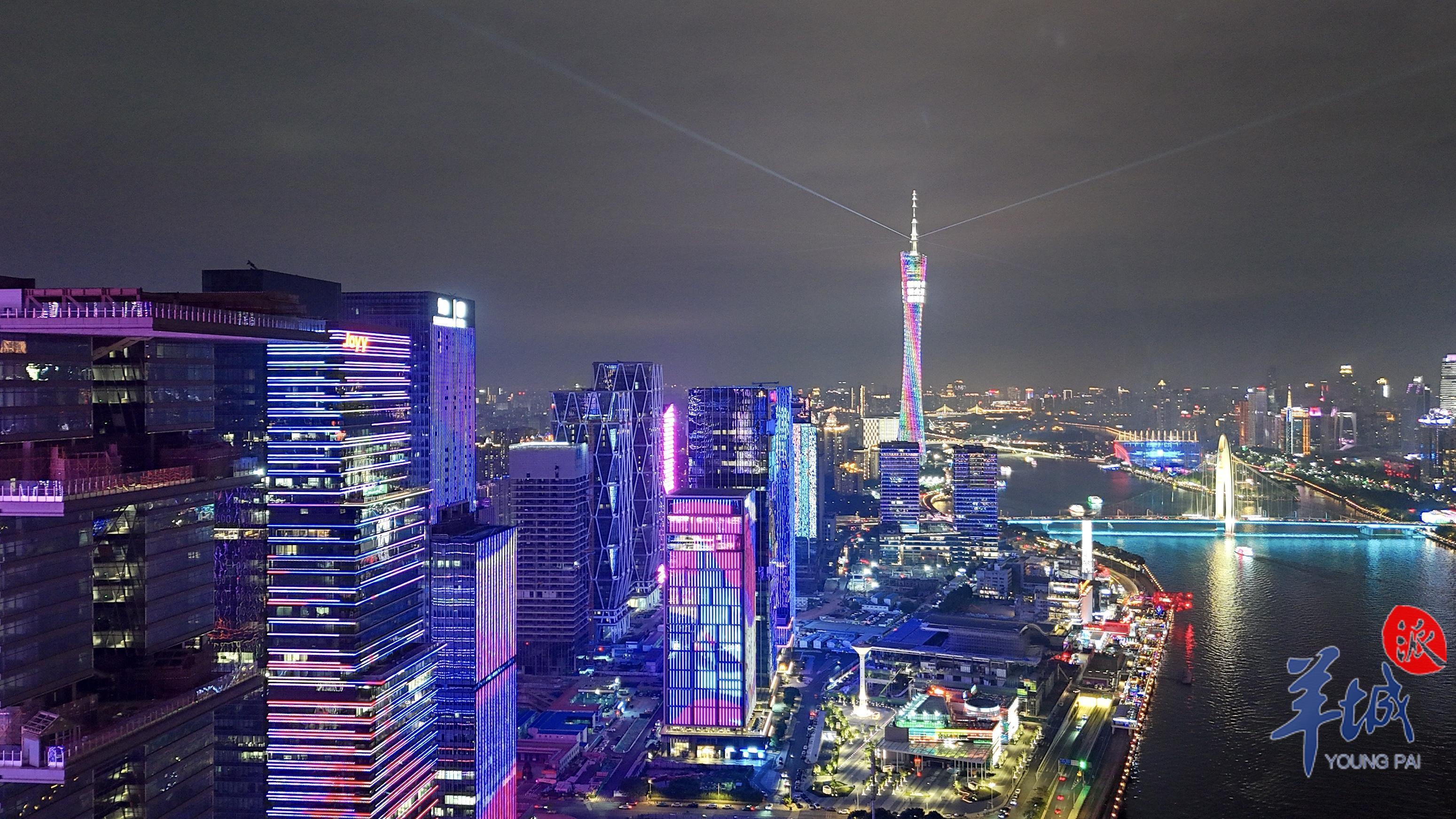 2024年广州国际灯光节开幕上演360度环状灯光秀(图2)