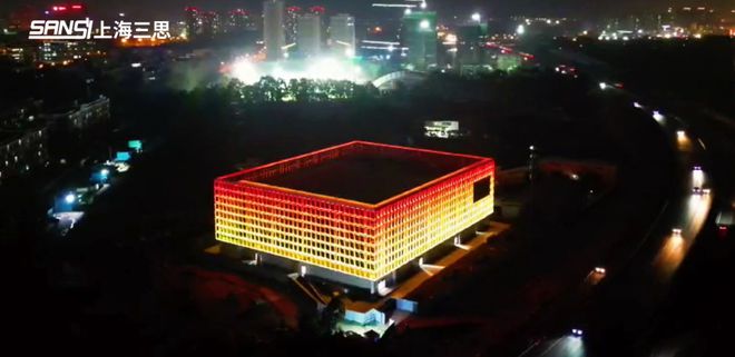 三思LED│成都城东体育公园建筑泛光与显示方案(图3)